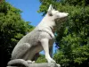 Cemitério dos Cães de Asnières-sur-Seine - Escultura de cachorro