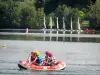 Cergy-Pontoise leisure island - Nautical activities on one of the ponds (body of water) of the domain