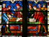 Champanhe Chalons - Interior da Catedral de Saint-Etienne: vitrais