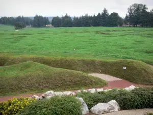 Champs de bataille de la Somme - Circuit du Souvenir : parc-mémorial de Beaumont-Hamel, champ de bataille