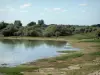 Meer van le Der-Chantecoq - Waterbodems (kunstmatig meer), vogels, planten, bomen en dam