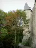 Chantelle修道院 - 本笃会修道院圣文森特：在城墙脚下绿树成荫的小径