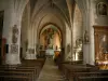 Chaource - Interior da Igreja de Saint-Jean-Baptiste