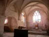 La Charité-sur-Loire - Binnen in de priorij kerk van Notre Dame: gotische kapel axiale