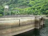 Chastang大坝 - 水电站坝和上游水库