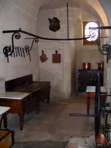 Château de Chenonceau - Kitchens of the castle: butcher's shop