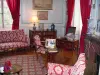 Château de Cheverny - Intérieur du château : chambre bleue