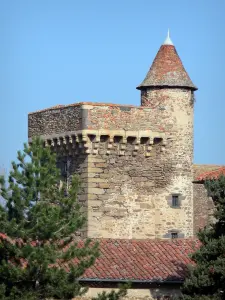 Château de Lespinasse - Donjon à mâchicoulis