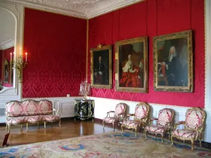 Château de Versailles - Intérieur du château : appartement de la Dauphine : grand cabinet de la Dauphine