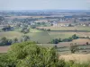 Châteauneuf - Panorama depuis le point de vue du belvédère de la Croix de Mission