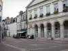 Châteauroux - Gevels van huizen en het oude stadhuis (oude stadhuis)