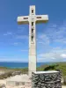 Châteaux headland - Grand-Croix cross at the top of the Châteaux headland and panorama
