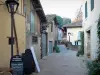 Châtillon-sur-Chalaronne - Façades de maisons de la cité médiévale