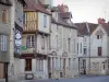 Châtillon-sur-Seine - Façades de maisons de la vieille ville