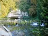 Châtillon-sur-Seine - Fonte del Douix in un ambiente verde