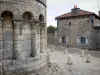 Chauvigny - Chiesa collegiata di Saint-Pierre (chiesa romanica) e la casa di città superiore (medievale)