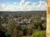 Chevreuse - Uitzicht op de Yvette-vallei vanaf het kasteel van Chevreuse