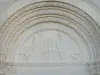 Cimetière américain de Romagne-sous-Montfaucon - Tympan de la chapelle du cimetière américain