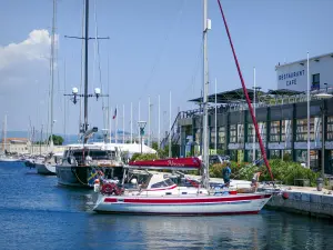 A Ciotat - Barcos atracados no cais