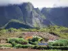 Cirque de Cilaos - Parc National de La Réunion : maison bénéficiant d'un cadre sauvage et  verdoyant
