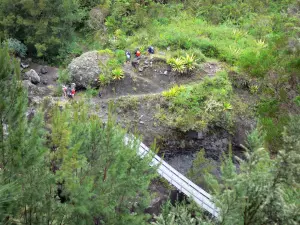 Cirque de Mafate - Etheve loopbrug leidt tot Marla