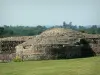 Cité gallo-romaine de Jublains - Site archéologique : muraille de la forteresse gallo-romaine