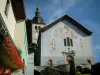 Cité médiévale de Conflans - Église baroque Saint-Grat et maisons du village