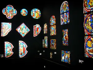 Cluny museum - Middle Age National Museum: stained glass windows room
