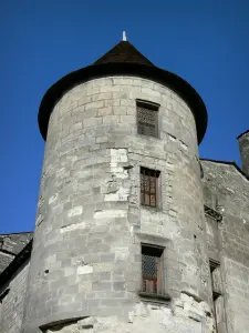 Cognac - Schloß von Cognac (Schloß der Valois, Schloß von Franz I.) bergend das Maison Otard: Turm des Grafen Johann