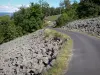 Colada de lava de Roquelaure - Clapas de Thubiès, basalto scree