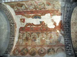 Collegiaal van Saint-Junien - Fresco's in de kerk van Saint-Junien