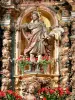 Collioure - Intérieur de l'église Notre-Dame-des-Anges : détail d'un retable