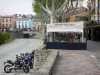 Collioure - Vliegtuig en de kademuren van de Admiraliteit