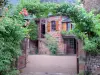 Collonges-ла-Руж - Цветочный вход в дом