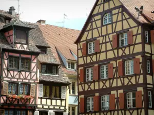 Colmar - Casas de madera con fachadas de colores