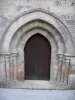Comberoumal priory - Priory of grandmontain de Comberoumal: portal of the church