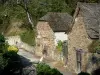 Conques - Maisonnettes en pierre