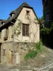 Conques - Façade d'une maison de Conques