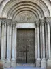 Corneilla-de-Conflent church - Portal of the Sainte-Marie Romanesque church