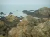 Costa Selvagem - Rochas e mar (Oceano Atlântico)