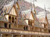 Gids van de Côte-d'Or - Hospices de Beaune - Dakramen en polychroom beglaasd pannendak