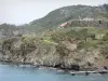 Côte Vermeille - Côte rocheuse et mer Méditerranée