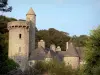 Cotentin coast - Caps road: Dur-Écu manor house; landscape of the Cotentin peninsula