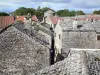 La Couvertoirade - View over the roofs of the fortified village