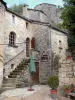 La Couvertoirade - Maison en pierre du village médiéval