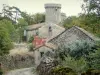 La Couvertoirade - Vue sur les tours du village fortifié