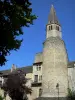 Crémieu - Clocher-tour de l'église Saint-Jean-Baptiste (ancienne chapelle du couvent des Augustins)