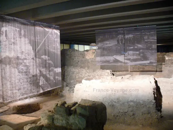 Cripta arqueológica de la plaza de Nuestra Señora - Los restos de la cripta arqueológica