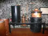 Destilaria de St. James - Interior da casa de destilação: ainda