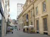 Dijon - Gevel van het paleis van de hertogen en landgoederen van Bourgondië met uitzicht op de rue des Forges